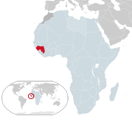 Übersichtskarte Afrika
